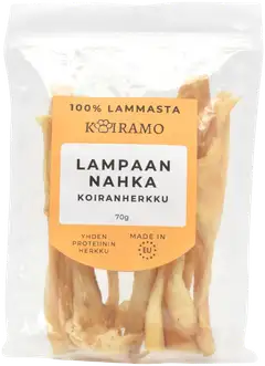 Lampaannahka koiranherkku pureskeluun 70g Koiramo - 1
