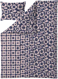 Finlayson pussilakanasetti Kukkariemu 150X210+50X60t.sin-rosa - 1