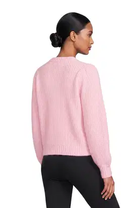 WKLY. naisten neuletakki villasekoite 213W362687 - Lt pink - 4