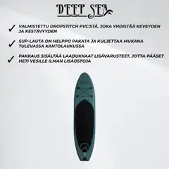 Deep Sea SUP-lautasetti Kayak Pro 300cm, Vihreä - 6