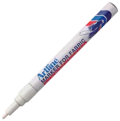 Artline EKC-1 tekstiilikynä valkoinen 1,2mm pyöreä kärki - 2