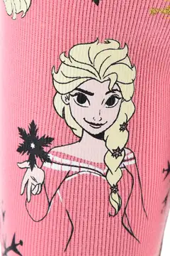 Lasten Frozen legging, laadukas kangas - pink - 3