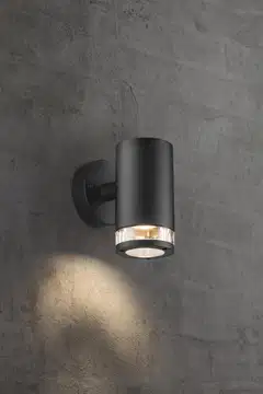 Nordlux ulkoseinävalaisin Birk Single musta - 2