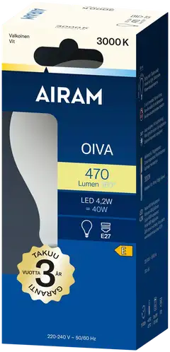 Airam LED A60 830 470lm E27 360 OIVA OP - 2