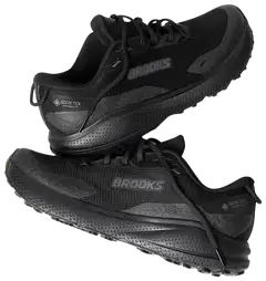 Brooks miesten maastojuoksukengät Divide 6 GTX - Black/Black/Ebony - 6