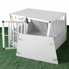 Trekker koiran kuljetushäkki XXL 104x90,5x69,5 cm alumiini - 6