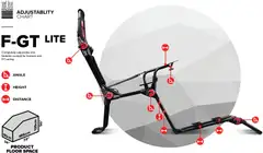 Next Level Racing F-GT Lite ajopenkki - 7