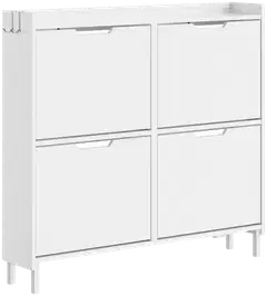 SoBuy kenkäkaappi valkoinen FSR100-E-W - 1