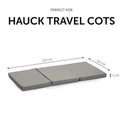 Hauck patja matkasänkyyn Sleeper harmaa - 9