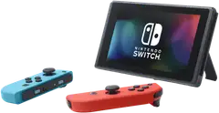 Nintendo Switch konsoli sini/puna Joy-Con ohjaimilla - 4