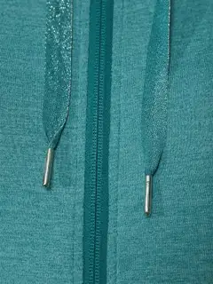 Danskin naisten hupullinen treenitakki DPS2603 - Shaded Spruce - 5