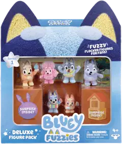 Bluey Fuzzies-nukkahahmot 8 kpl - 1