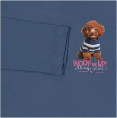 TEX lasten trikoopaita koira I993955 - BLUE 2 - 3