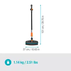 GARDENA Autonpesuharja varrella Cleansystem 90 cm, pehmeä - 3