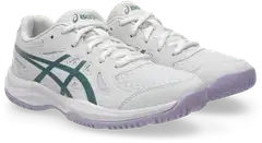 Asics Upcourt 6 GS lasten sisäpelikenkä - WHITE/FOGGY TEAL - 1