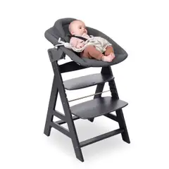 Hauck syöttötuolisetti Alpha Newborn tummanharmaa - 17
