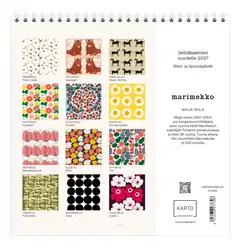 Marimekko Seinäkalenteri 2027 22x22 cm - 2