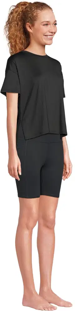 Cheetah naisten korkeavyötäröiset treenishortsit CLS4981 - BLACK - 4
