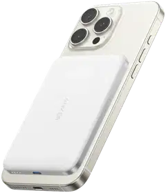 Anker MagGo Power Bank, valkoinen varavirtalähde - 1