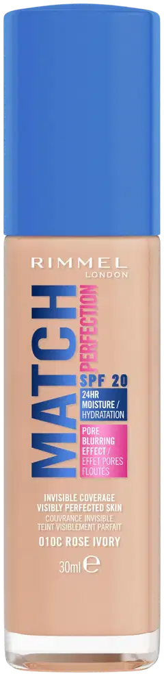 Rimmel Match Perfection Foundation 30 ml, 300 Sand meikkivoide - 200 Soft Beige - 1