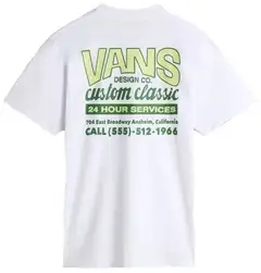 Vans miesten t-paita Shop Front - White/Sunny Yellow - 2