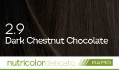 Biokap nutricolor delicato rapid 2.9 dark chestnut chocolate - 3