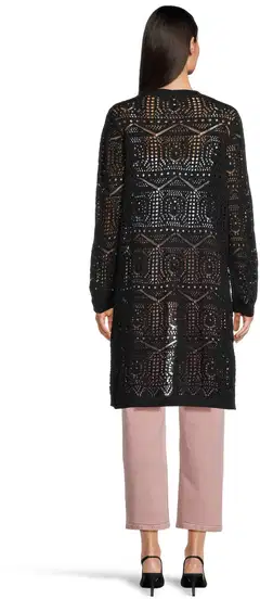 House naisten neuletakki 213H261406 - BLACK - 3