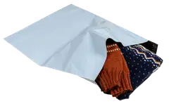 Luontevat postituspussi 450x550 mm valkoinen tarrasuljenta 10 kpl - 3