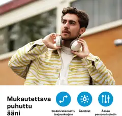 Sennheiser Momentum 4 langattomat vastamelukuulokkeet  valkoinen - 7