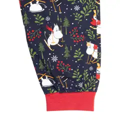 Muumi miesten pyjama Otso Hiihtoretki 593721 - tummansininen - 4