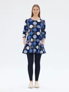 RATIA® N.trikootunika Pisara Lumipallo - sini/harmaa - 3