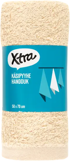 Xtra käsipyyhe Anna 50x70cm - BEIGE - 2