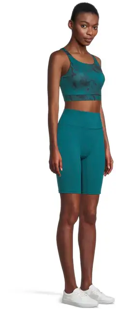 Danskin naisten treenishortsit DPS2608A - Shaded Spruce - 4