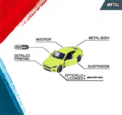 Majorette - Mercedes-AMG 5 auton lahjapakkaus, 1:64, 7,5 cm, die-cast - 6