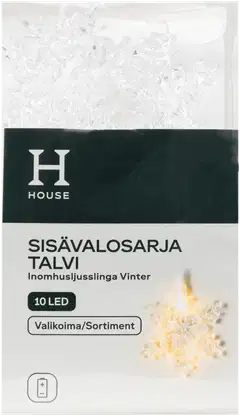 House sisävalosarja Talvi 10 led, erilaisia - 12