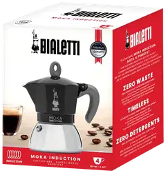 Bialetti Espressokeitin 6 k, Moka Induction Black - 2