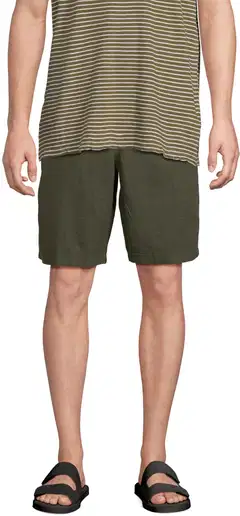 London Fog miesten pellavashortsit 202LF15264 - D. green - 1