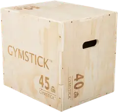 Gymstick hyppyboksi puinen - PUU - 3