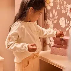 Dirkje lasten collegehousut N58323-35 - Peach - 3