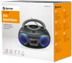 Denver kannettava CD-radio TCL-212BTGR musta/harmaa - 4