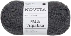 Novita lanka Nalle Alpakka 50g grafiitti 044 - 1