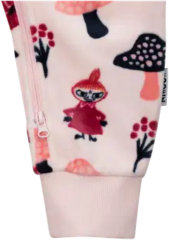 Muumi vauvojen veluuripyjama Sieniretki 592533 - vaaleanpunainen - 3