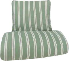 House pussilakanasetti Stripe 50280 150 x 210 cm + 55 x 65 cm vihreä/beige/valk - 1