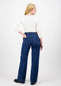 Lee Cooper LC ISA 2080 siniset Wide leg regular fit farkut - SININEN - 4
