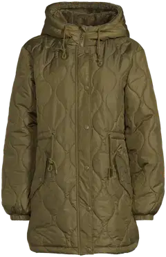 House naisten vanuparkatakki 225H352663 - Dark olive - 2