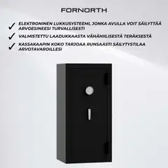 Fornorth kassakaappi 1168x559x508mm - 3