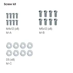 One For All DM8210 RGB Monitorivarsi kahdelle näytölle, musta - 14
