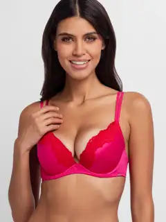 Dorina naisten rintaliivit Push up FXPG0053 - pink - 2