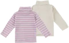 Ciraf vauvojen ribbipoolo 2-pack 250B263291 - Winsome Orchid/Egret & Egret - 2