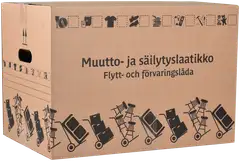 Karto muuttolaatikko 475x315x325mm CTORR - 1